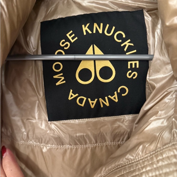 Moose Knuckles Light Brown Puffer Jacket - Picture 3 of 4